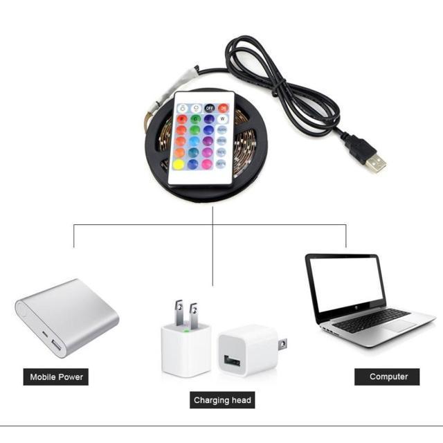 LED テープライト USB対応 3m SMD3528 5V LEDテープ RGB 間接照明 棚下照明 テレビの背景照明用LED < 家電/AV  LED テープライト USB対応 3m SMD3528 5V LEDテープ RGB 間接照明 棚下照明 テレビの背景照明用LED < 家電/AVの