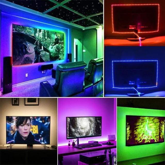 LED テープライト USB対応 3m SMD3528 5V LEDテープ RGB 間接照明 棚下照明 テレビの背景照明用LED < 家電/AV  LED テープライト USB対応 3m SMD3528 5V LEDテープ RGB 間接照明 棚下照明 テレビの背景照明用LED < 家電/AVの