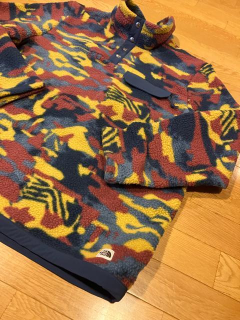 THE NORTH FACE フリースジャケット総柄 大きいsizeXLレトロ < ブランド  THE NORTH FACE フリースジャケット総柄 大きいsizeXLレトロ < ブランドの
