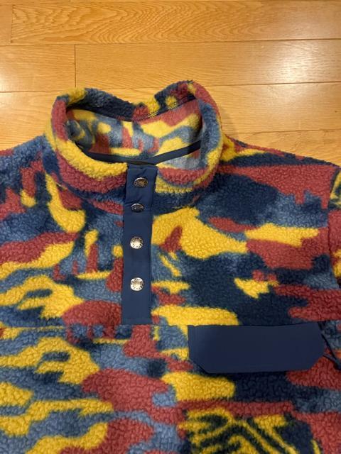 THE NORTH FACE フリースジャケット総柄 大きいsizeXLレトロ < ブランド  THE NORTH FACE フリースジャケット総柄 大きいsizeXLレトロ < ブランドの