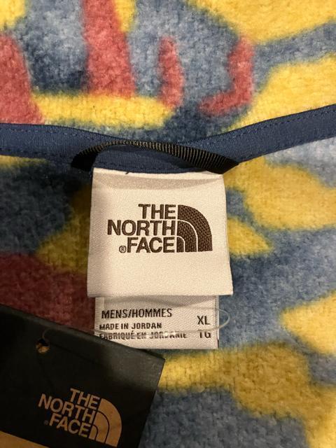 THE NORTH FACE フリースジャケット総柄 大きいsizeXLレトロ < ブランド  THE NORTH FACE フリースジャケット総柄 大きいsizeXLレトロ < ブランドの
