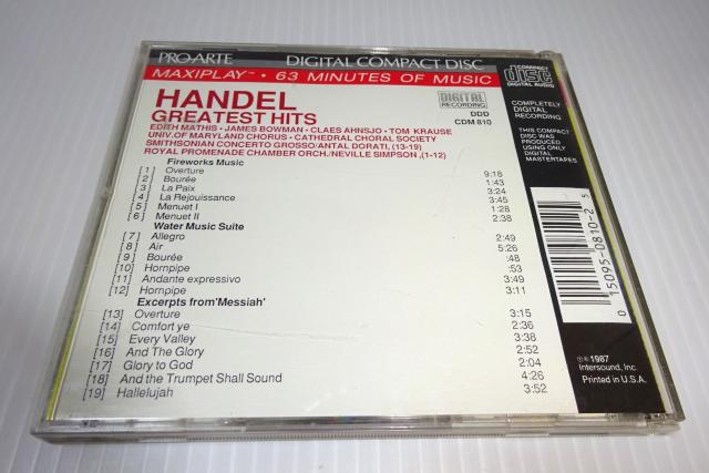 ヘンデル★Handel Greatest Hits(輸入盤)★classic★クラシック★2枚同梱270円 < CD/DVD/ビデオ ヘンデル★Handel Greatest Hits(輸入盤)★classic★クラシック★2枚同梱270円 < CD/DVD/ビデオの