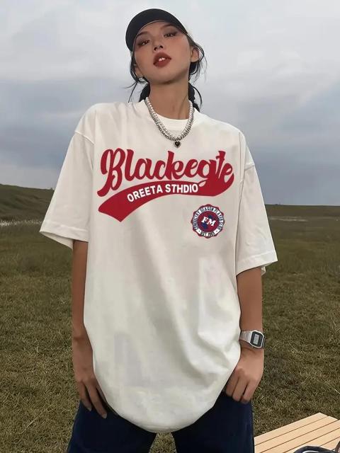 超お買い得1290円★レディース Y2Kスタイル 純綿 ルーズフィットTシャツ - かわいいキャラクタープリント 日本サイズL 白 < 女性ファッション  超お買い得1290円★レディース Y2Kスタイル 純綿 ルーズフィットTシャツ - かわいいキャラクタープリント 日本サイズL 白 < 女性ファッションの