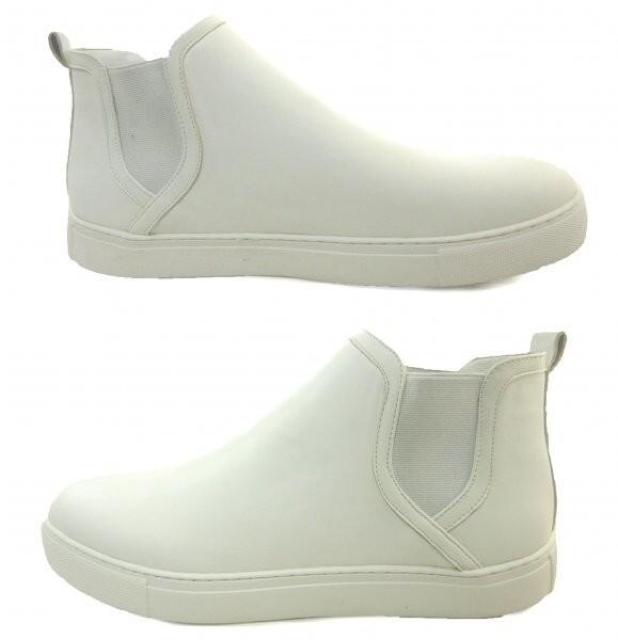 1円~C836新品Dedesサイドゴアスリッポンブーツ27a白♂ < 男性ファッション  1円~C836新品Dedesサイドゴアスリッポンブーツ27a白♂ < 男性ファッションの