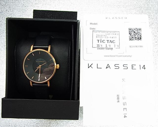 激安良品★正規品良品KLASSE 14 クラスフォーティーン Volare 腕時計 ブラック レザーベルト < 女性アクセサリー/時計 激安良品★正規品良品KLASSE 14 クラスフォーティーン Volare 腕時計 ブラック レザーベルト < 女性アクセサリー/時計の