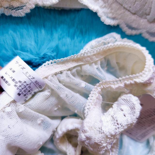 激エロカワッ.。。F80×L。。透けレースブラジャー&ショーツセット。。グラマー大きいサイズホワイト白ナチュラル清純 < 女性ファッション  激エロカワッ.。。F80×L。。透けレースブラジャー&ショーツセット。。グラマー大きいサイズホワイト白ナチュラル清純 < 女性ファッションの