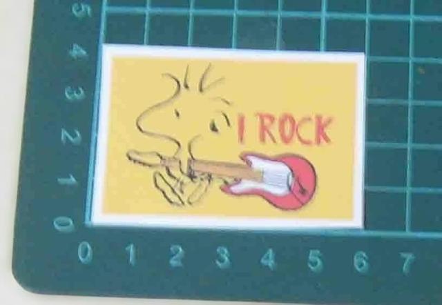 ウッドストック I ROCK ステッカー スヌーピーのキャラ < ホビー ウッドストック I ROCK ステッカー スヌーピーのキャラ < ホビーの