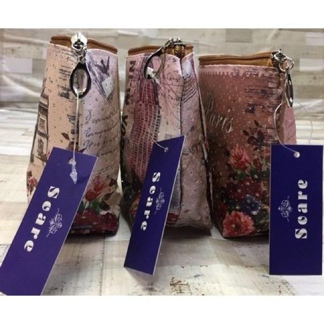 『Soare』キラキラ・ラインストーン入ポーチ(5柄から)2個 < 女性ファッション  『Soare』キラキラ・ラインストーン入ポーチ(5柄から)2個 < 女性ファッションの