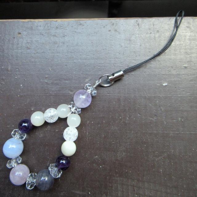 アイオライトxラベンダーアメジストxブルーレースストラップ < 家電/AV アイオライトxラベンダーアメジストxブルーレースストラップ < 家電/AVの