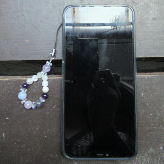 アイオライトxラベンダーアメジストxブルーレースストラップ < 家電/AV アイオライトxラベンダーアメジストxブルーレースストラップ < 家電/AVの