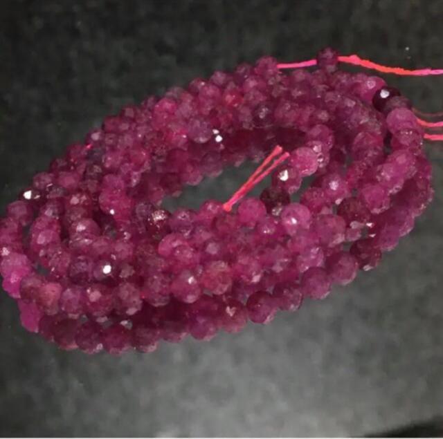 《連材》天然非加熱ルビー インド産 多面カット < ペット/手芸/園芸  《連材》天然非加熱ルビー インド産 多面カット < ペット/手芸/園芸の