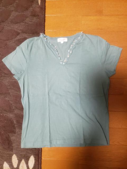 ☆美品☆marie claire マリ・クレール☆半袖カットソーTシャツ☆L < 女性ファッション  ☆美品☆marie claire マリ・クレール☆半袖カットソーTシャツ☆L  < 女性ファッションの