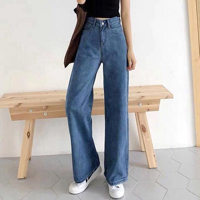 送料無料 新品 デニムワイドパンツハイウエストレディース < 女性ファッション  送料無料 新品 デニムワイドパンツハイウエストレディース < 女性ファッションの