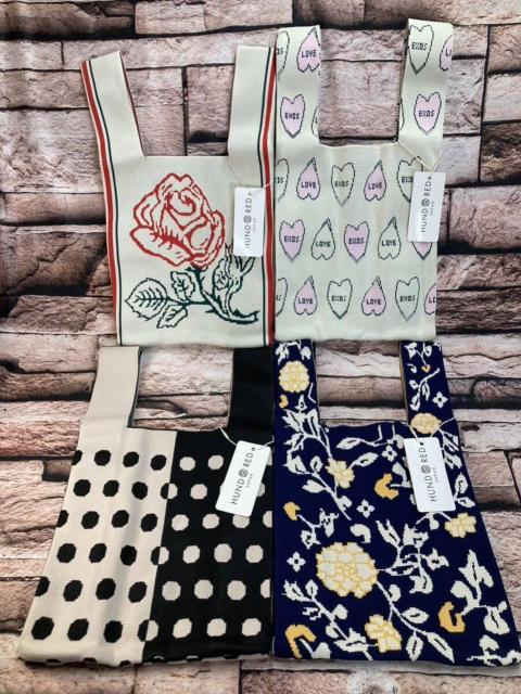 送料無料!【HUND RED】可愛いデザイン!ニット手提げバック(画像から)1個3,080円が < 女性ファッション  送料無料!【HUND RED】可愛いデザイン!ニット手提げバック(画像から)1個3,080円が < 女性ファッションの