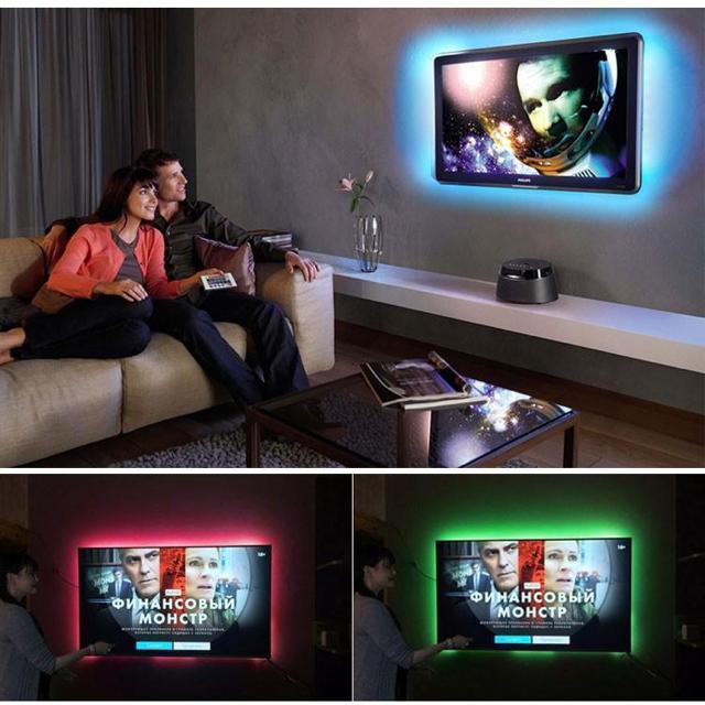 LED テープライト USB対応 3m SMD5050 5V LEDテープ RGB 車用 間接照明 棚下照明 テレビの背景照明用 < 家電/AV  LED テープライト USB対応 3m SMD5050 5V LEDテープ RGB 車用 間接照明 棚下照明 テレビの背景照明用 < 家電/AVの