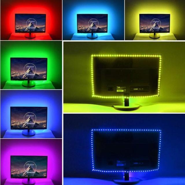 LED テープライト USB対応 3m SMD5050 5V LEDテープ RGB 車用 間接照明 棚下照明 テレビの背景照明用 < 家電/AV  LED テープライト USB対応 3m SMD5050 5V LEDテープ RGB 車用 間接照明 棚下照明 テレビの背景照明用 < 家電/AVの