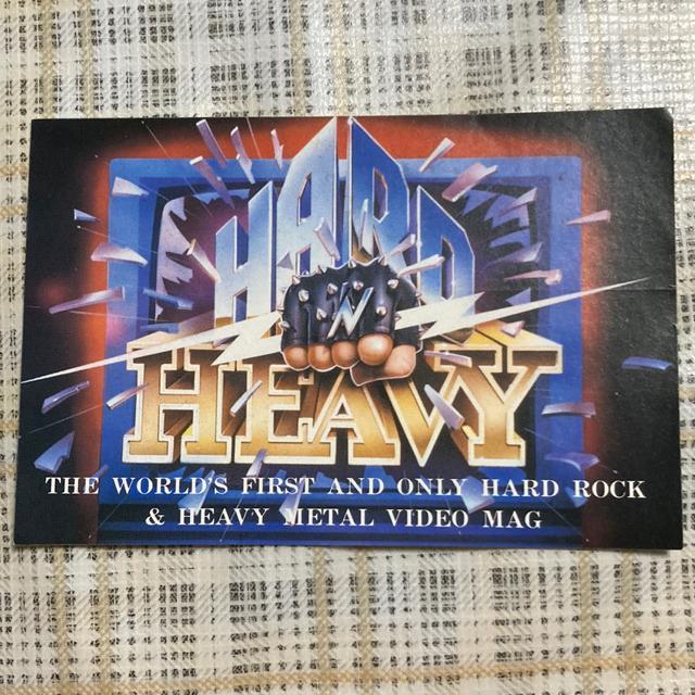 80年代当時物 ビデオマガジン ハード&ヘヴィ ステッカー HARD'N'HEAVY ハードロック ヘヴィメタル < CD/DVD/ビデオ  80年代当時物 ビデオマガジン ハード&ヘヴィ ステッカー HARD'N'HEAVY ハードロック ヘヴィメタル  < CD/DVD/ビデオの