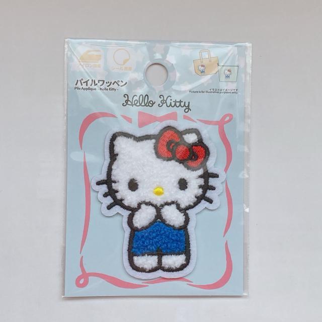サンリオ ハローキティ アイロン接着 パイル ワッペン ハンドメイド N2m < おもちゃ サンリオ ハローキティ アイロン接着 パイル ワッペン ハンドメイド N2m < おもちゃの