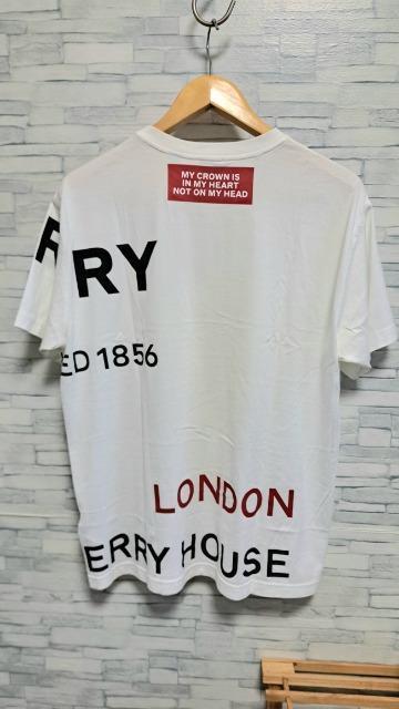 ☆BURBERRY バーバリー プリント ロゴ 半袖 Tシャツ/メンズ/S☆新作モデル☆オーバーサイズ < ブランド ☆BURBERRY バーバリー プリント ロゴ 半袖 Tシャツ/メンズ/S☆新作モデル☆オーバーサイズ < ブランドの