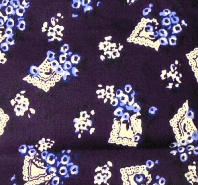 【21p幅】◆ANNA SUI◆アナスイ◆紫花・レース×濃紫地◆ファスナーポーチ < 女性ファッション 【21p幅】◆ANNA SUI◆アナスイ◆紫花・レース×濃紫地◆ファスナーポーチ < 女性ファッションの