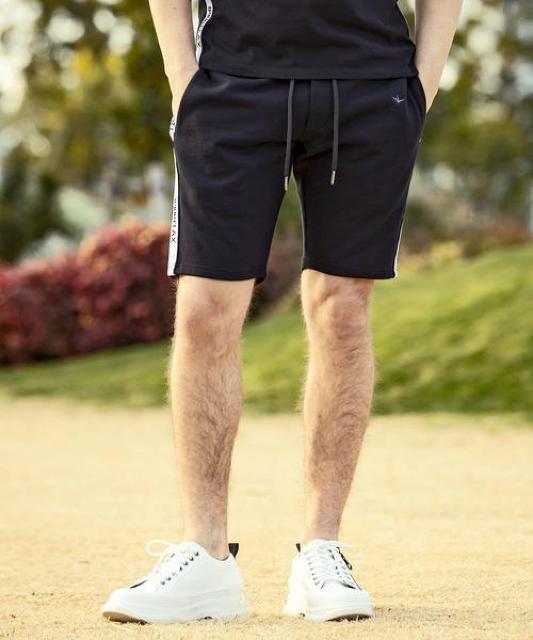 ☆ウノピュウノウグァーレトレリラックス ロゴ スウェットパンツ ハーフパンツ 短パン ショートパンツ/メンズ/S☆新作モデル < 男性ファッション ☆ウノピュウノウグァーレトレリラックス ロゴ スウェットパンツ ハーフパンツ 短パン ショートパンツ/メンズ/S☆新作モデル < 男性ファッションの