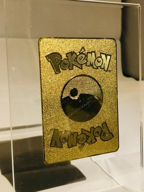 【超限定・1枚のみ】ポケモン ゴールドメタルカード 高級感重厚 コレクション向け ポケカ オリカ GXマーカーなどにも < トレーディングカード 【超限定・1枚のみ】ポケモン ゴールドメタルカード 高級感重厚 コレクション向け ポケカ オリカ GXマーカーなどにも < トレーディングカードの