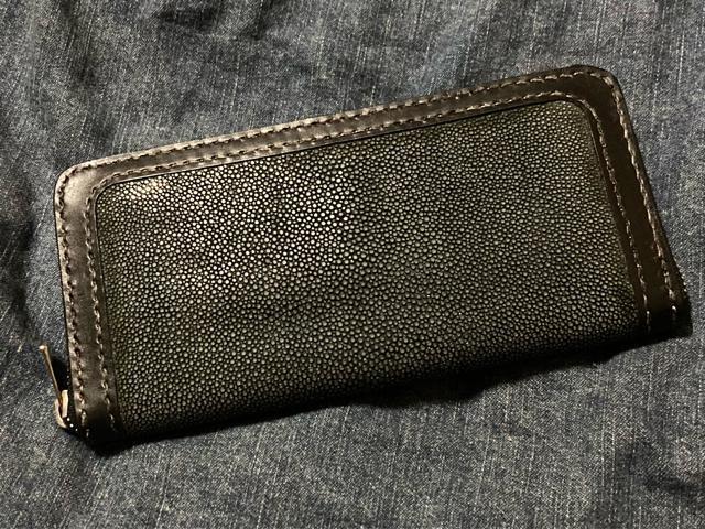 エイ革 スティングレイ ガルーシャ ヌメ革 ラウンドファスナー 財布 ウォレット レザー 本革 メンズ レディース < 男性ファッション  エイ革 スティングレイ ガルーシャ ヌメ革 ラウンドファスナー 財布 ウォレット レザー 本革 メンズ レディース < 男性ファッションの