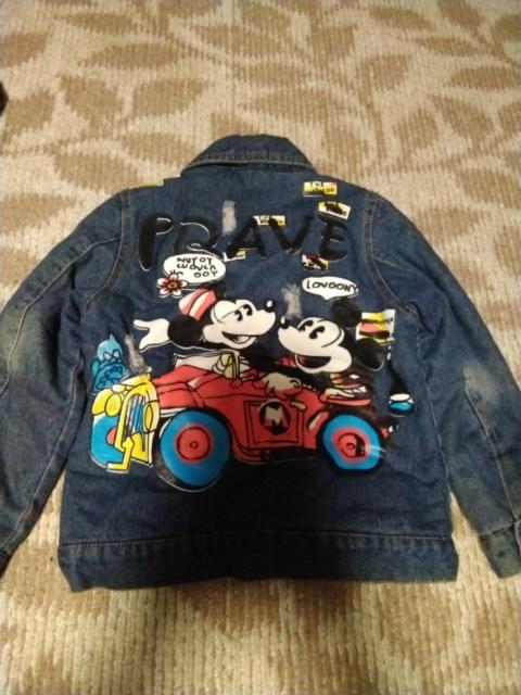 子供服 ミッキーマウス ボア付きGジャン 100cm < キッズ/ベビー 子供服 ミッキーマウス ボア付きGジャン 100cm < キッズ/ベビーの