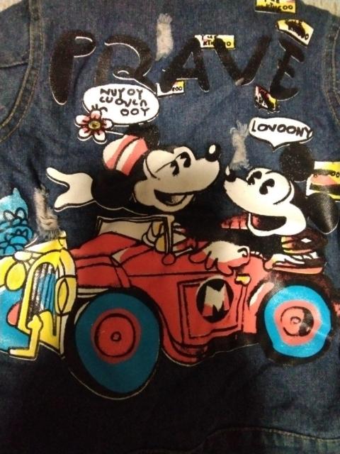 子供服 ミッキーマウス ボア付きGジャン 100cm < キッズ/ベビー 子供服 ミッキーマウス ボア付きGジャン 100cm < キッズ/ベビーの