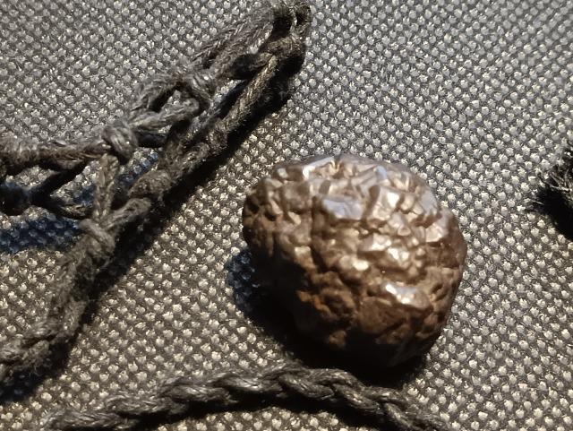 希少。「エジプトの星☆サードアイの活性化」1黒い編みネックレスプロフェシーストーン全部で2点のみ < 女性アクセサリー/時計 希少。「エジプトの星☆サードアイの活性化」1黒い編みネックレスプロフェシーストーン全部で2点のみ < 女性アクセサリー/時計の