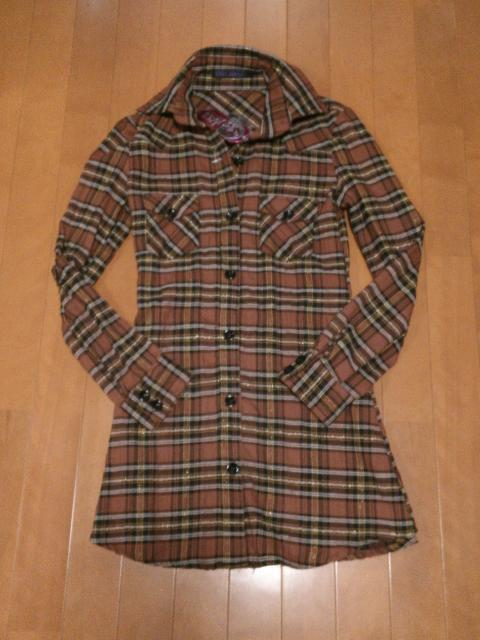 *LOVE JUNKIE チェックチシャツワンピ < ブランド  *LOVE JUNKIE チェックチシャツワンピ  < ブランドの