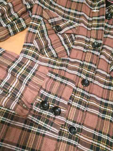 *LOVE JUNKIE チェックチシャツワンピ < ブランド  *LOVE JUNKIE チェックチシャツワンピ < ブランドの