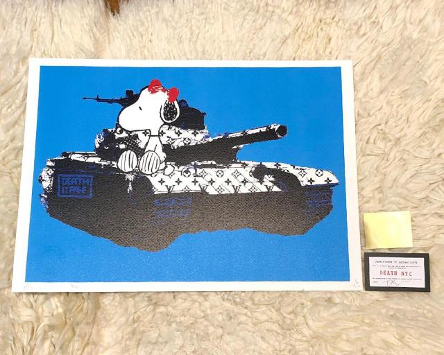 世界限定100枚 2020年 新作正規品 DEATH NYC スヌーピー、 ルイヴィトン 、エバハート 、ポップアート、現代アート < ホビー 世界限定100枚 2020年 新作正規品 DEATH NYC スヌーピー、 ルイヴィトン 、エバハート 、ポップアート、現代アート < ホビーの