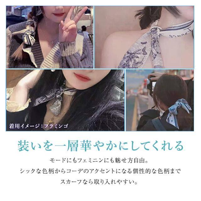 韓国ファッション●3weyリボンスカーフ【新品】シルク調スカーフ ヘアアクセサリー < 女性ファッション  韓国ファッション●3weyリボンスカーフ【新品】シルク調スカーフ ヘアアクセサリー < 女性ファッションの