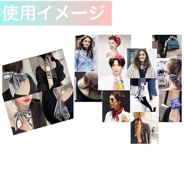 韓国ファッション●3weyリボンスカーフ【新品】シルク調スカーフ ヘアアクセサリー < 女性ファッション  韓国ファッション●3weyリボンスカーフ【新品】シルク調スカーフ ヘアアクセサリー < 女性ファッションの