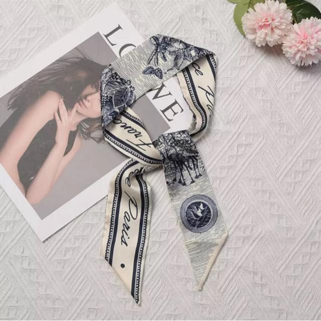 韓国ファッション●3weyリボンスカーフ【新品】シルク調スカーフ ヘアアクセサリー < 女性ファッション  韓国ファッション●3weyリボンスカーフ【新品】シルク調スカーフ ヘアアクセサリー < 女性ファッションの