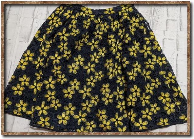 エリザ 花柄レーススカート < 女性ファッション  エリザ 花柄レーススカート < 女性ファッションの