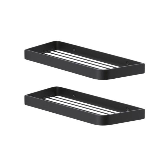 メタルシェルフ 幅29cm 2個セット ワイヤーシェルフ お風呂 浴室 シャンプーラック キッチン 収納 ステンレス 黒 ブラック < インテリア/ライフ メタルシェルフ 幅29cm 2個セット ワイヤーシェルフ お風呂 浴室 シャンプーラック キッチン 収納 ステンレス 黒 ブラック < インテリア/ライフの