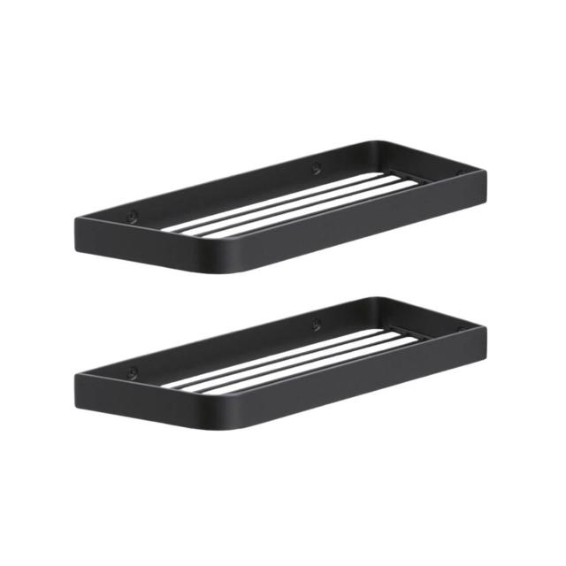 メタルシェルフ 幅29cm 2個セット ワイヤーシェルフ お風呂 浴室 シャンプーラック キッチン 収納 ステンレス 黒 ブラック < インテリア/ライフ メタルシェルフ 幅29cm 2個セット ワイヤーシェルフ お風呂 浴室 シャンプーラック キッチン 収納 ステンレス 黒 ブラック < インテリア/ライフの