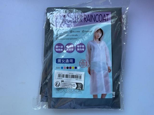 男女共通 レインコート ワンサイズ グレー < 女性ファッション 男女共通 レインコート ワンサイズ グレー < 女性ファッションの