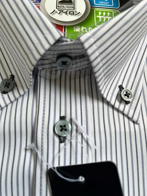 Lサイズ!高貴紳士的!高貴品格!高機能!多機能!ノーアイロン!ストレッチ!いつもサラサラ!長袖ボタンダウンワイシャツ!No.R < 男性ファッション  Lサイズ!高貴紳士的!高貴品格!高機能!多機能!ノーアイロン!ストレッチ!いつもサラサラ!長袖ボタンダウンワイシャツ!No.R < 男性ファッションの