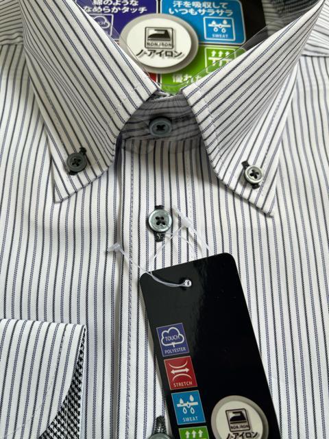 Lサイズ!高貴紳士的!高貴品格!高機能!多機能!ノーアイロン!ストレッチ!いつもサラサラ!長袖ボタンダウンワイシャツ!No.R < 男性ファッション  Lサイズ!高貴紳士的!高貴品格!高機能!多機能!ノーアイロン!ストレッチ!いつもサラサラ!長袖ボタンダウンワイシャツ!No.R < 男性ファッションの