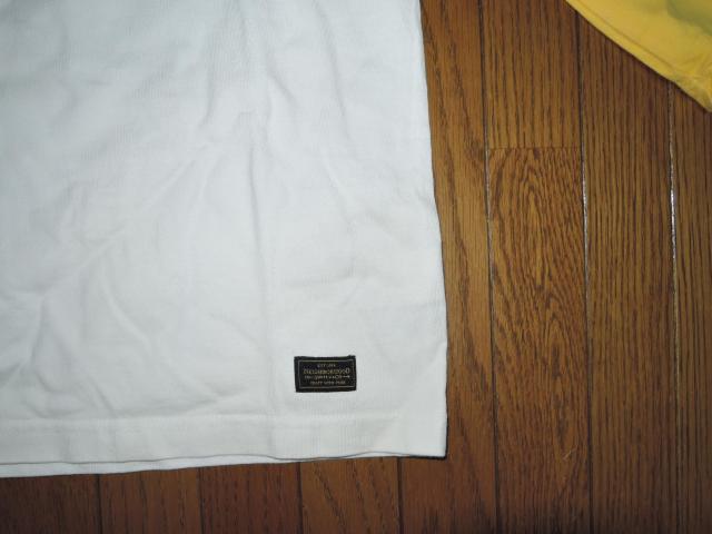 NEIGHBORHOOD ネイバーフッド 7分丈 ロンTシャツ M 白黄色 胸ロゴ LOGO ラグラン カットソー < ブランド  NEIGHBORHOOD ネイバーフッド 7分丈 ロンTシャツ M 白黄色 胸ロゴ LOGO ラグラン カットソー < ブランドの
