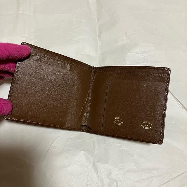 【ヴィンテージ】【ノーブランド扱い】毛 / レザー 二つ折り財布(小銭入れなし) < 男性ファッション 【ヴィンテージ】【ノーブランド扱い】毛 / レザー 二つ折り財布(小銭入れなし) < 男性ファッションの