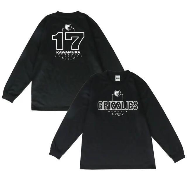 ☆NBA メンフィス・グリズリーズ 河村勇輝 ネームアンドナンバー ロングTシャツ☆ < レジャー/スポーツ  ☆NBA メンフィス・グリズリーズ 河村勇輝 ネームアンドナンバー ロングTシャツ☆  < レジャー/スポーツの