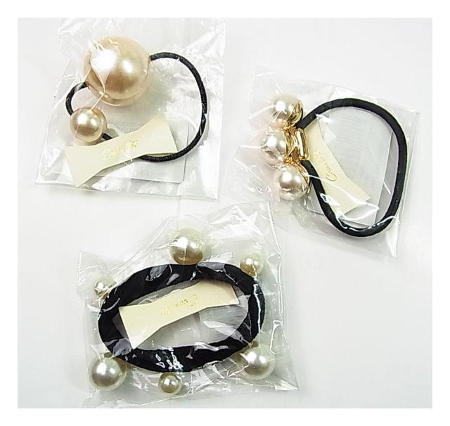 500�~�X�^�y�V�i�zCream dot. �N���[���h�b�g �p�[���� �w�A�S�� 3�_�܂Ƃ߂āi1�j �� �����A�N�Z�T���[/���v�� 