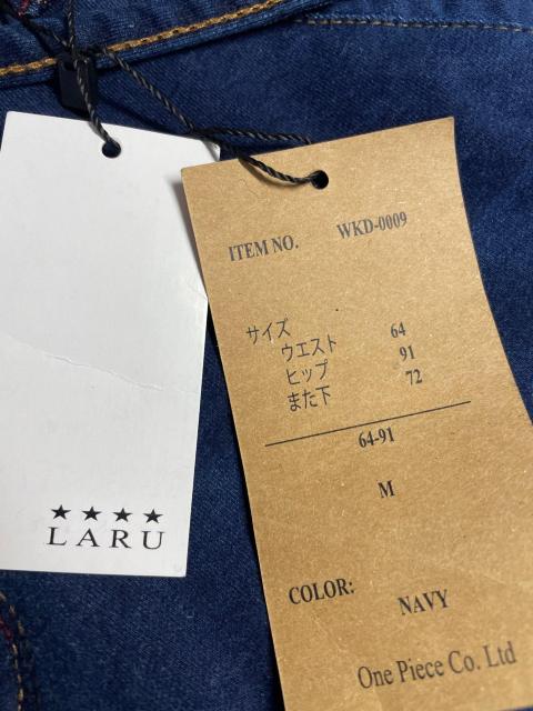 LARU �V�i�^�O�t���h���[�X�g�����O �f�j���p���c �W�[���Y M �l�C�r�[ �� �����t�@�b�V������ 