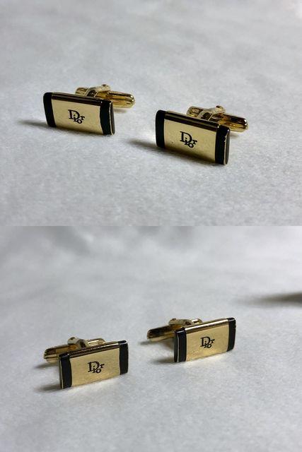 正規レア Diorディオール ヴィンテージ スクエアロゴカフス 金×黒カフリンクス アイコンボタン < ブランド  正規レア Diorディオール ヴィンテージ スクエアロゴカフス 金×黒カフリンクス アイコンボタン < ブランドの