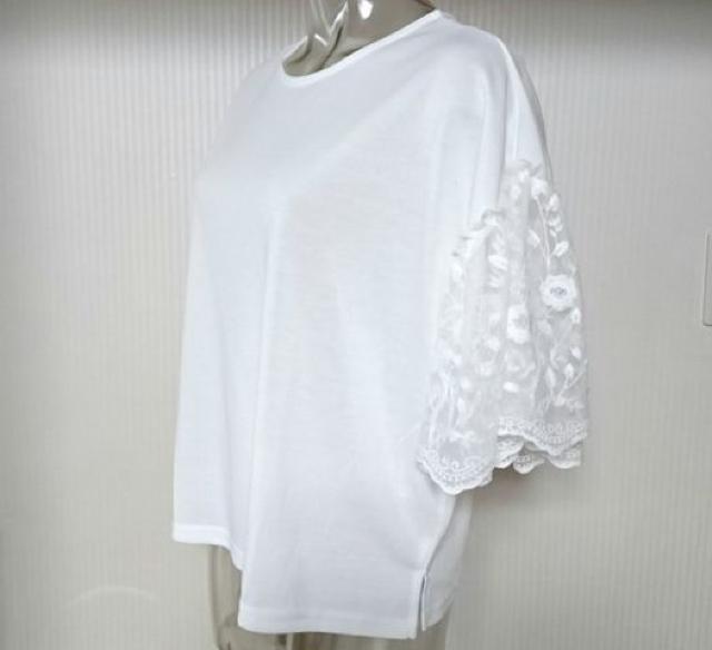 グリーンパークス★前後2way 袖レース プルオーバー < ブランド グリーンパークス★前後2way 袖レース プルオーバー < ブランドの