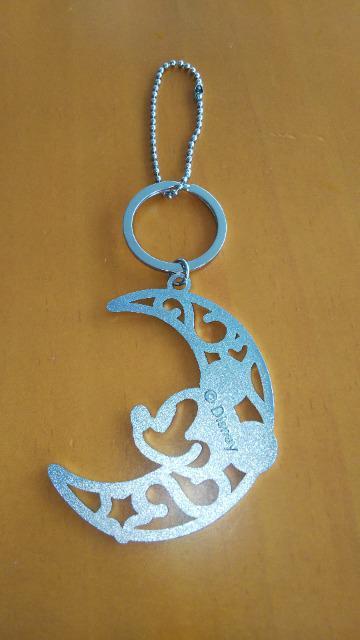 月ミッキーステンドグラス風プレートキーホルダーディズニー < おもちゃ  月ミッキーステンドグラス風プレートキーホルダーディズニー < おもちゃの